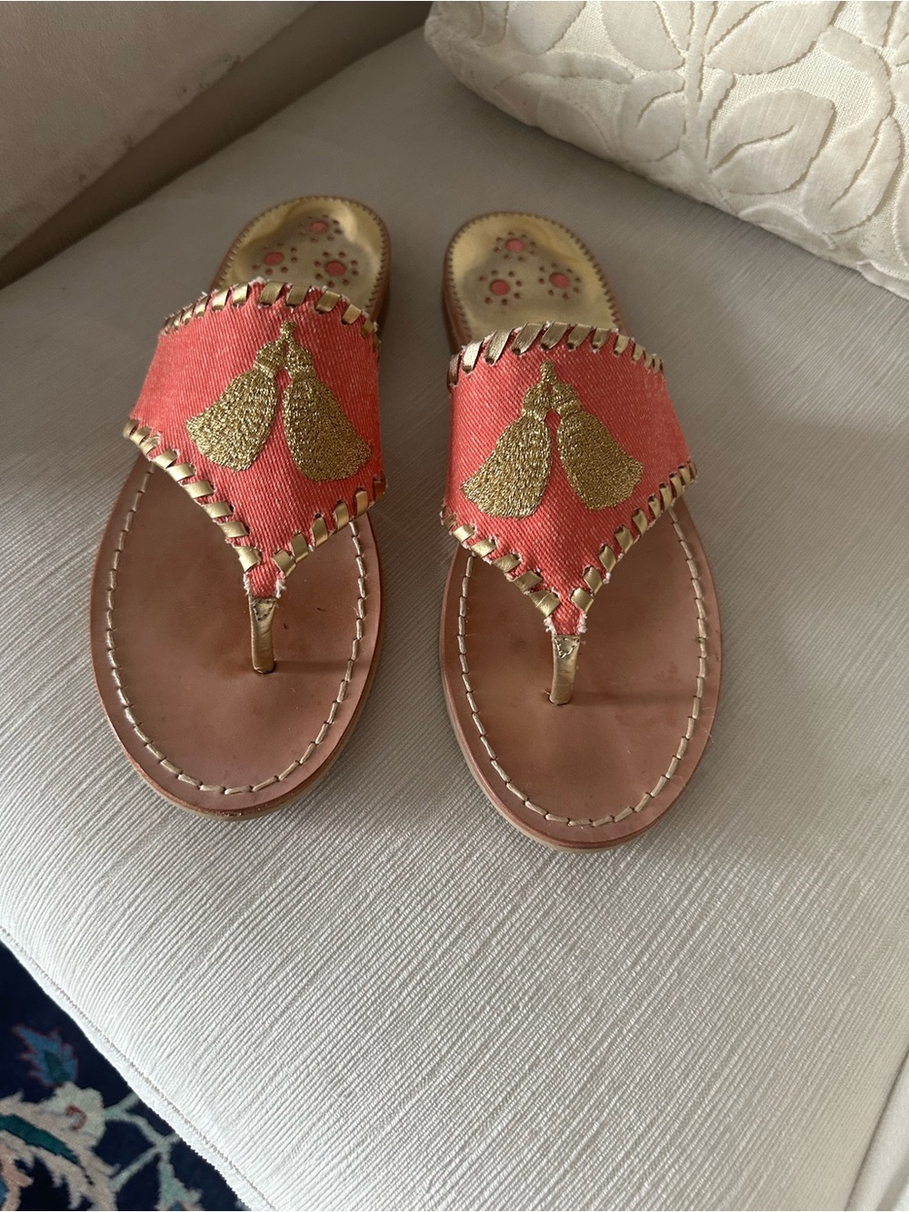 Jack Rodger’s sandals!